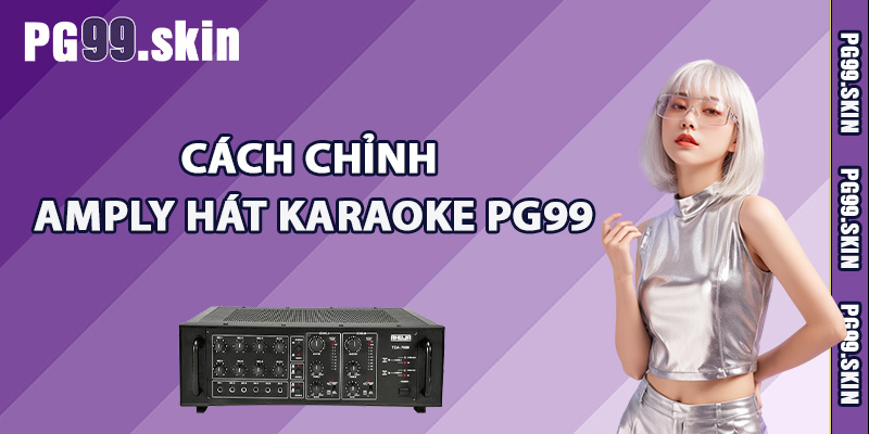 Cách chỉnh amply hát karaoke PG99 không bị hú