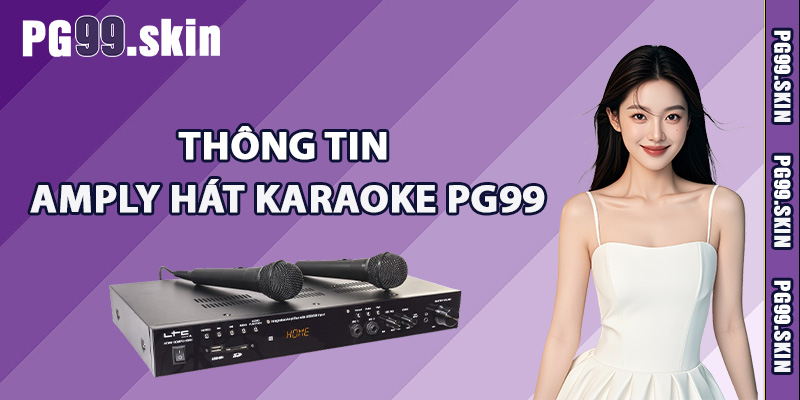 Thông tin amply hát karaoke PG99