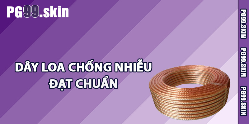 Cách chọn dây loa chống nhiễu đạt chuẩn